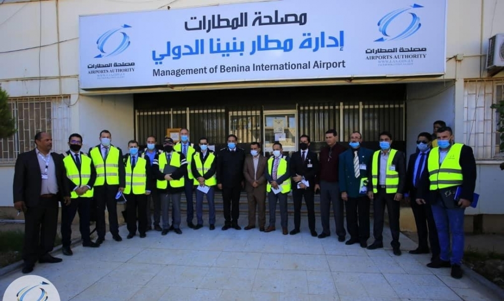 ليبيا/ بعد معيتيقة: وفد تونسي يتفقد مطار بنينا الدولي 