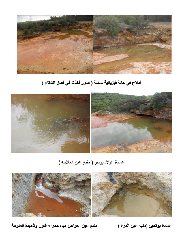 بالصور /   تعود لـ 150 سنة .. منابع مائية غنية بالمعادن  تقبع في جبال سليانة