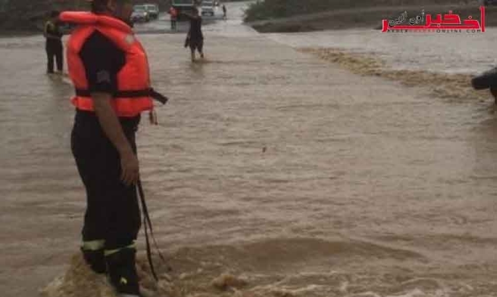 مدنين / بعد سيلان الأودية : انقاذ 50 سائحا تونسيا ، و هذه كمية الأمطار المُسجّلة