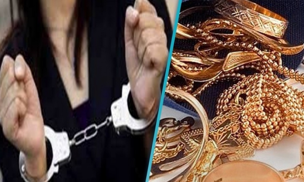 البحر الأزرق / القبض على إمرأةٍ سرقت كميّة من المصوغ من داخل محلّ مسكون