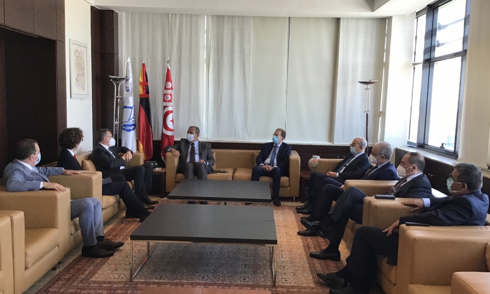 سمير ماجول يستقبل سفير ألمانيا بتونس