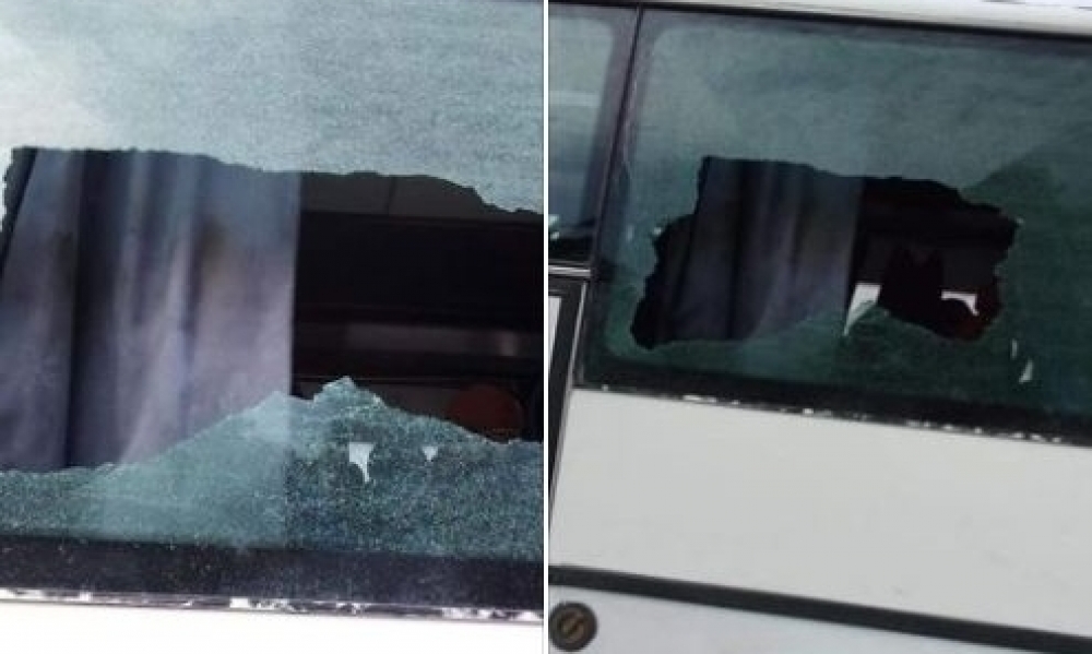 على متنها 51 مسافرًا، رشق حافلة بني خداش - تونس بالحجارة في الشراردة