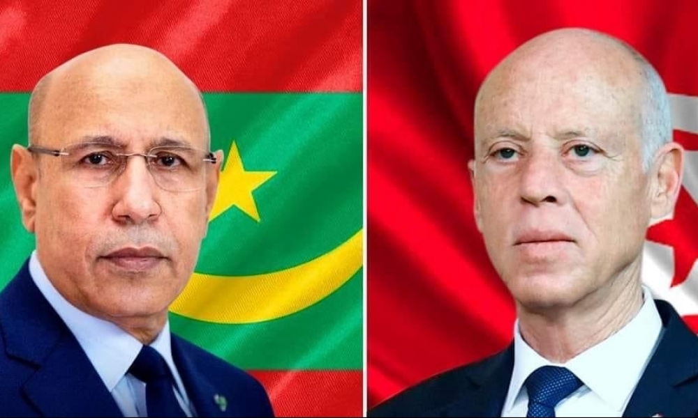 أصيب بفيروس كورونا..سعيد يطمئن على الرئيس الموريتاني هاتفيا ويدعوه لزيارة تونس 