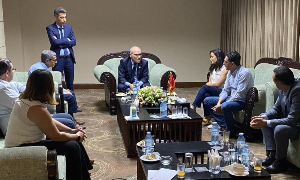 وزير الخارجية يلتقي بعدد من أفراد الجالية التونسية المقيمة بأوغندا