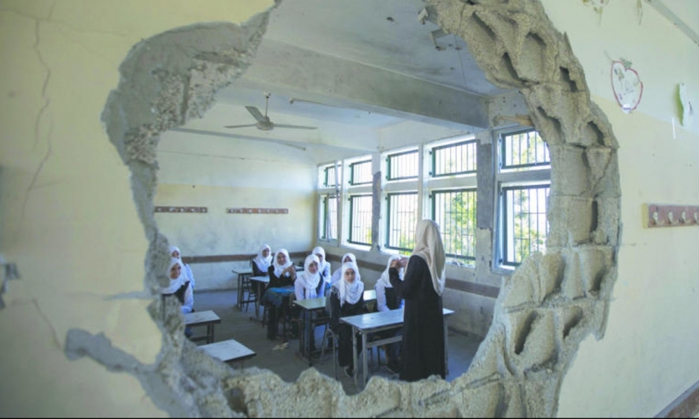 وزارة التربية الفلسطينية: 5424 طالبا استُشهدوا و408 مدارس تعرضت للقصف والتخريب منذ بداية العدوان  