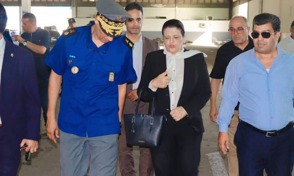  بــــلاغ/ وزيرة المالية تؤدي زيارة إلى ميناء حلق الوادي الشمالي