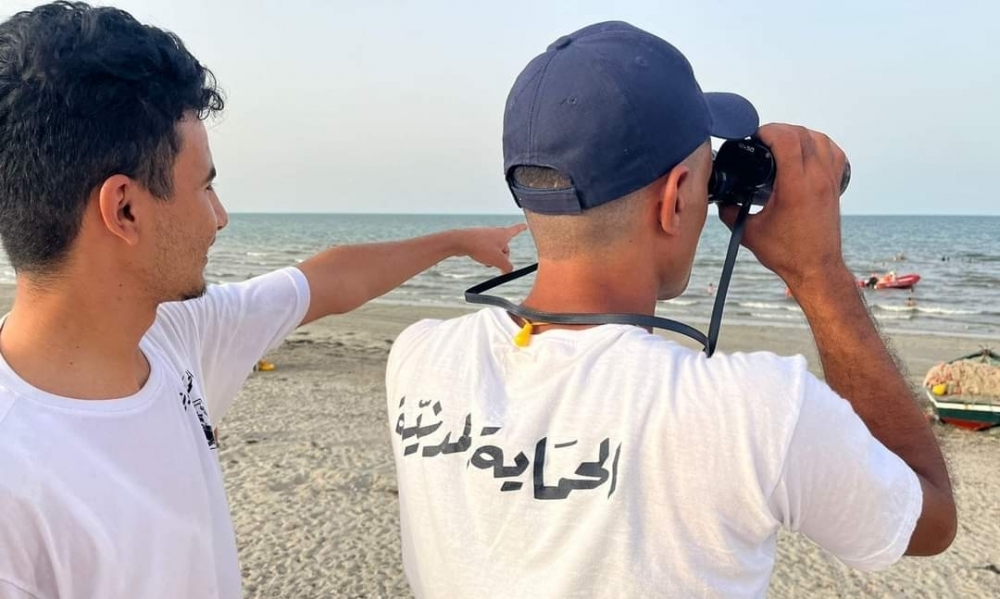  جرجيس/ الحماية المدنية: إنقاذ طفل ووفاة عمه غرقا