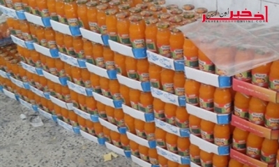 قبلي: حجز 800 لتر من العصير منتهي الصلوحية يباع بسوق الأحد