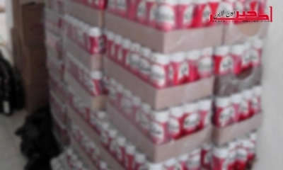 بنزرت / الإيقاع بتاجر خمر خلسة وحجز 2400 علبة جعة