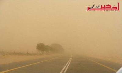 مهندس من معهد الرصد الجوي لـ"آخر خبر أونلاين" : هذه أسباب العاصفة الرملية  بالساحل..  وسرعة الرياح بالمنستير بلغت 130 كلم