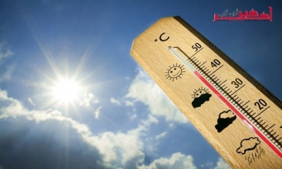 اليوم الأحد  /  تونس : ثلاث ولايات فقط درجة الحرارة فيها أقل من 40 درجة ... ماهي ؟