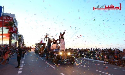 صور  /  سوسة:  حضره 100 ألف شخص ، "كرنفال أوسو" أسطورة تعانق البحر وتبعث برسائل حب وسلام