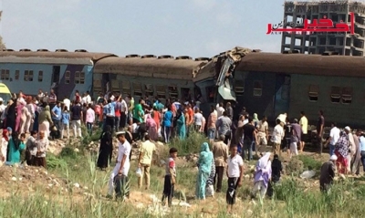 حادثة تصادم القطارين في الإسكندرية/ إرتفاع حصيلة  الضحايا إلى 28 وفاة و أكثر من 50 مصابا