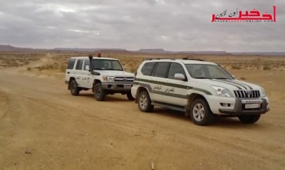 القصرين /  الحرس الوطني  يستعمل الطلق الناري  لإحباط تهريب 7500 خرطوشة من الجزائر