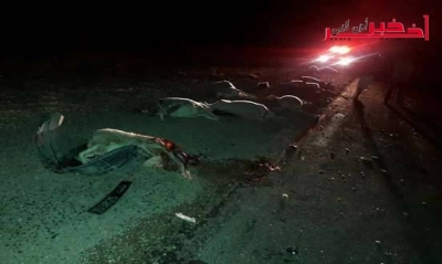 المتلوي / نفوق 30 رأس غنم في حادث مرور