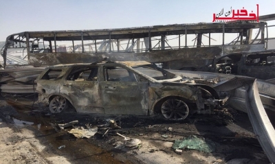  بالصور و الفيديو -ارتفاع ضحايا  الهجومين الانتحاريين  في الناصرية الى 60 قتيلا .. و تنظيم داعش الارهابي يتبنى العملية 
