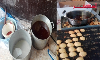 بالصّور- العاصمة / خلال مداهمة مصنع للبسكويت : أكثر من 300 كلغ  من البسكويت الفاسد معدّ  للبيع و حجز مواد مدعّمة
