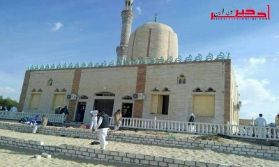 تفاصيل جديدة عن الهجوم الإرهابي بسيناء ، أكثر من 40 إرهابيًّا إستعملوا  قذائف صاروخيّة من نوع "أر بي جي"  ورشّاشات لإبادة المصلّين