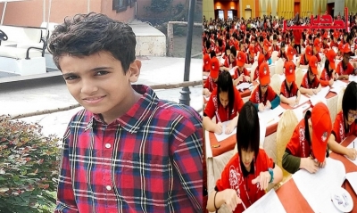 فيديو /من بين 3 آلاف مشارك من 70 دولة..عربي  يفوز بلقب "أذكى طفل في العالم"