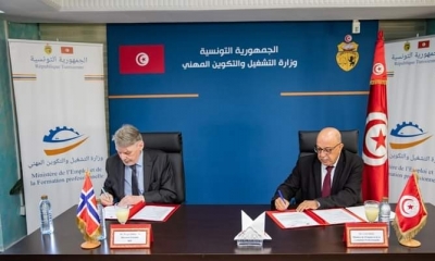 إمضاء إتفاقية تعاون بين وزارة التشغيل والتكوين المهني بتونس وبرامج ابتكار الأعمال النرويجي