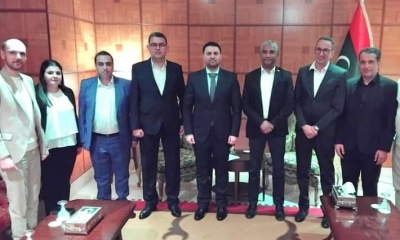   وزير الشباب والرياضة يلتقي وفد الجمهورية العربية السورية في ليبيا
