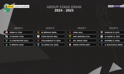  قرعة كأس الاتحاد الإفريقي تُسفر عن مجموعات متوازنة